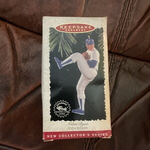 Keepsake Ornament with Baseball Player,Nolan Ryan